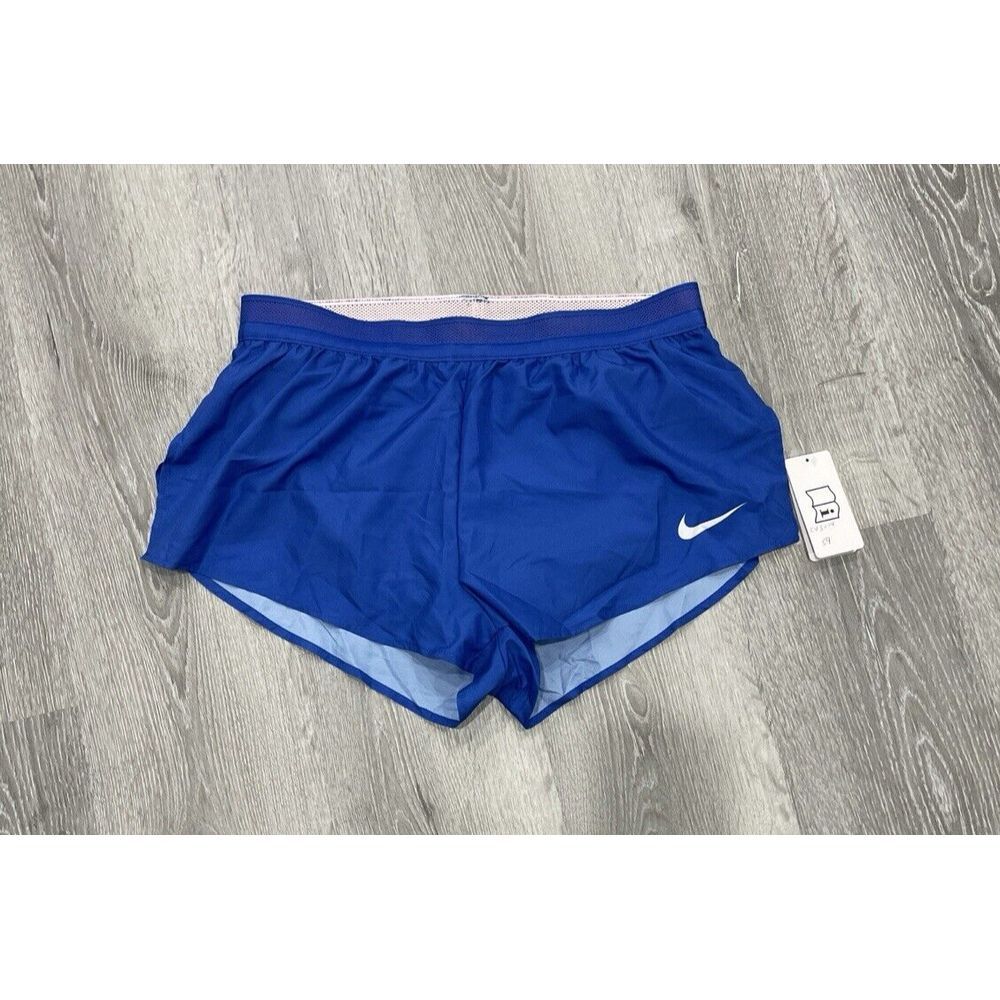 NWT Nike Pro Digital Elite Track & Field Racing Blue Shorts CV3014-493 Women's L